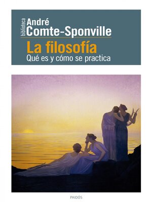 cover image of La filosofía